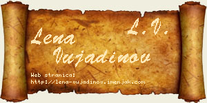 Lena Vujadinov vizit kartica